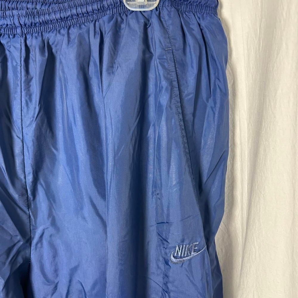 Nike Track Pants Men XXL Blue Windbreaker Lined Polyester Jogger Vintage - Picture 3 of 6